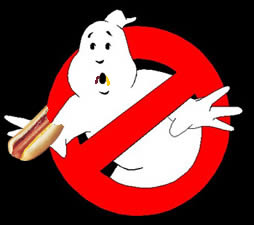 Ghostbuster Logo w/ Hotdog
